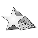 Learn easy to draw 3D Star Shape icon