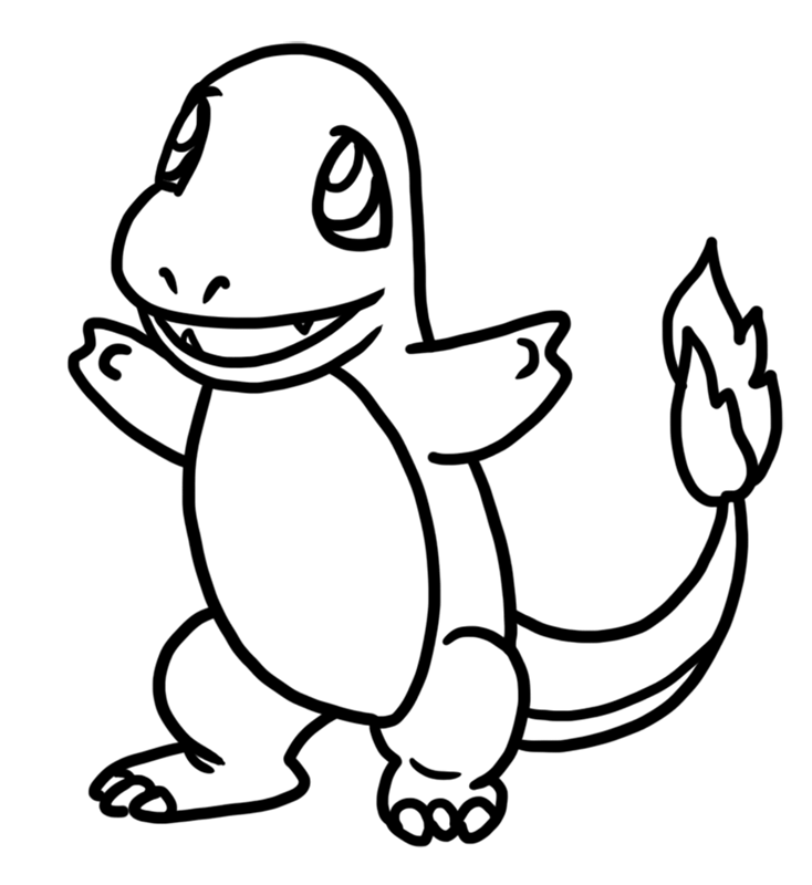 Learn easy to draw Charmander Pokemons step 06