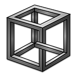 Learn easy to draw Impossible Cube icon