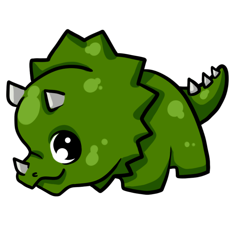 Learn easy to draw Triceratops step 09
