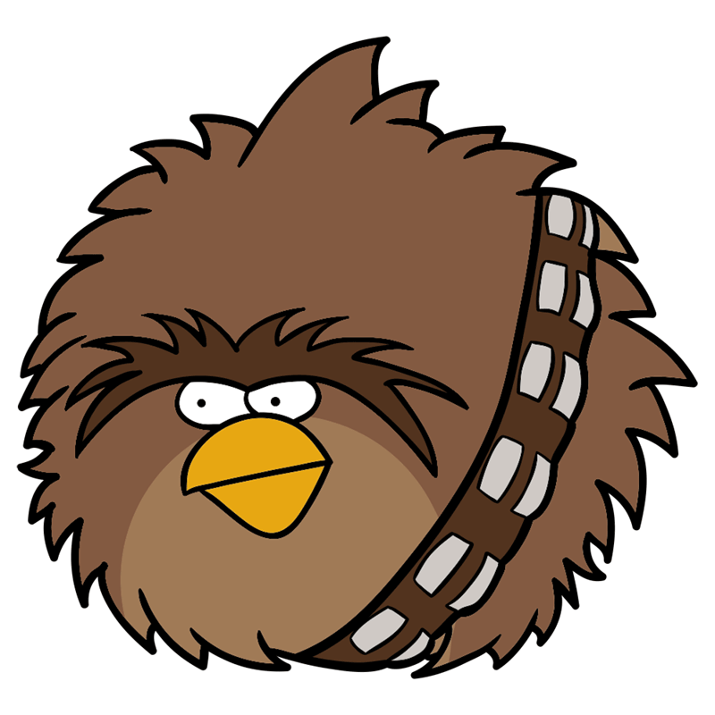 Learn easy to draw Chewbacca step 09