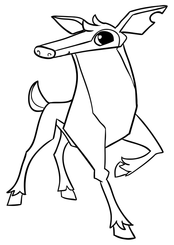 Learn easy to draw Deer step 15