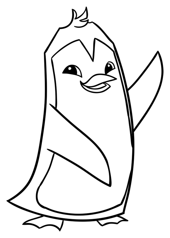 Animal drawings] How to draw a Penguin - Easy penguin drawing