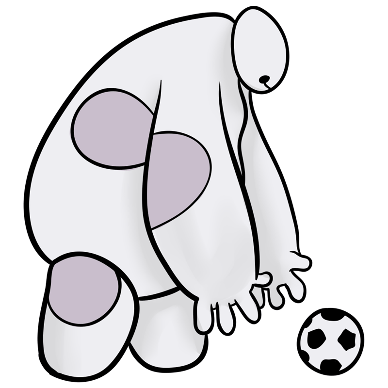 Learn easy to draw baymax and ball step 00