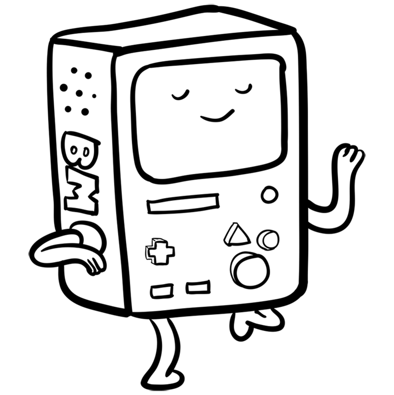 Learn easy to draw bmo step 09