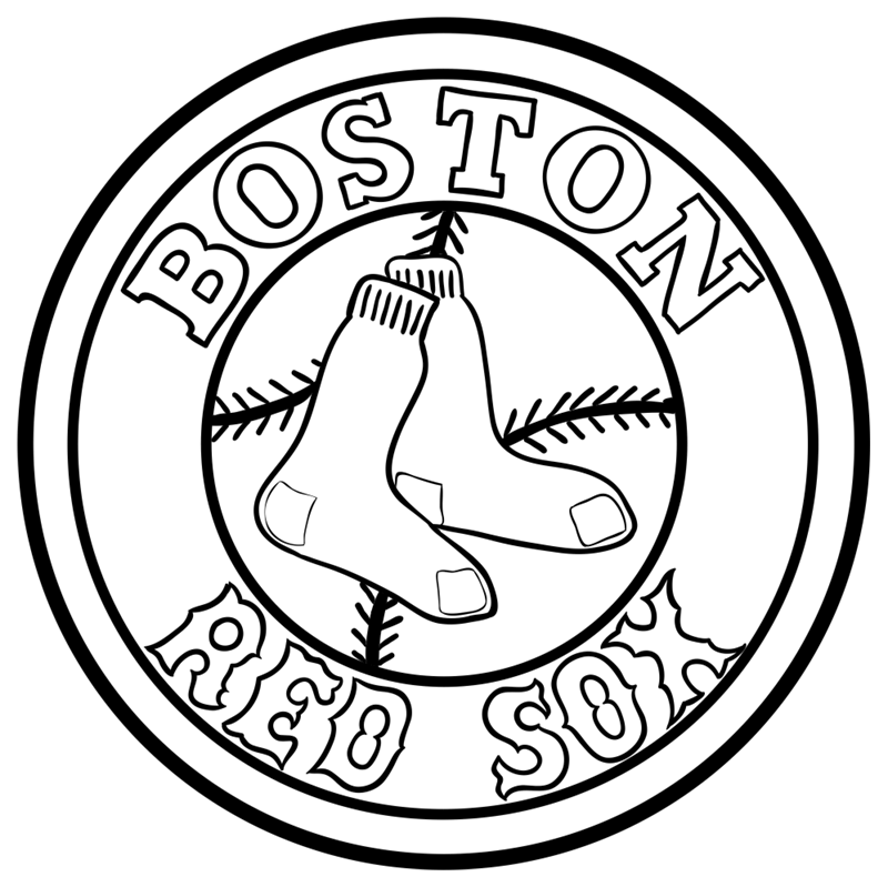 Learn easy to draw boston red sox step 09