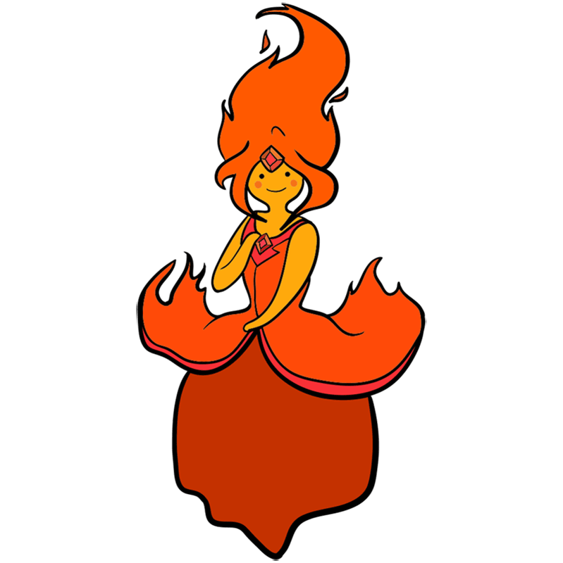 Learn easy to draw flame princess step 11