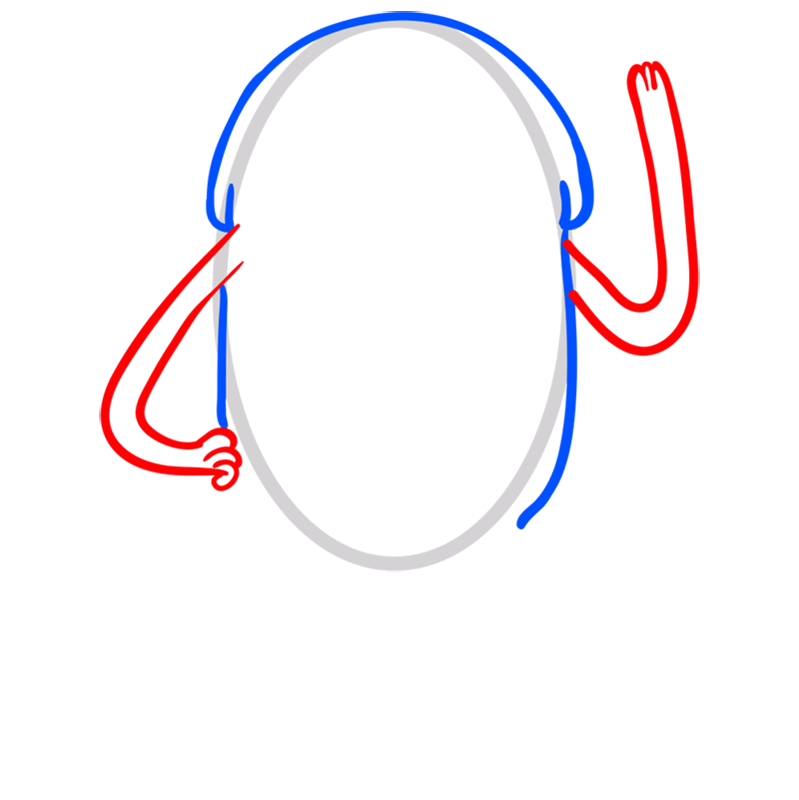 Learn easy to draw jake step 04