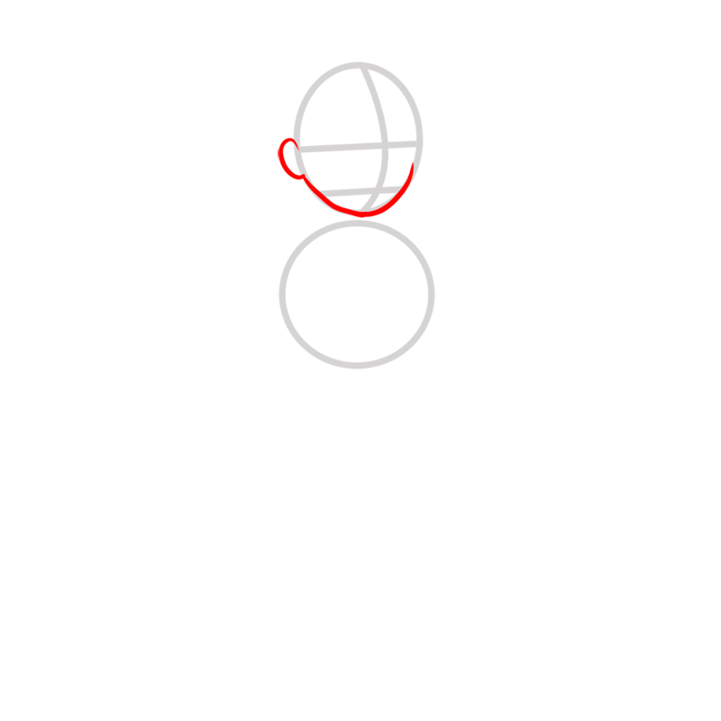 Learn easy to draw toph step 02