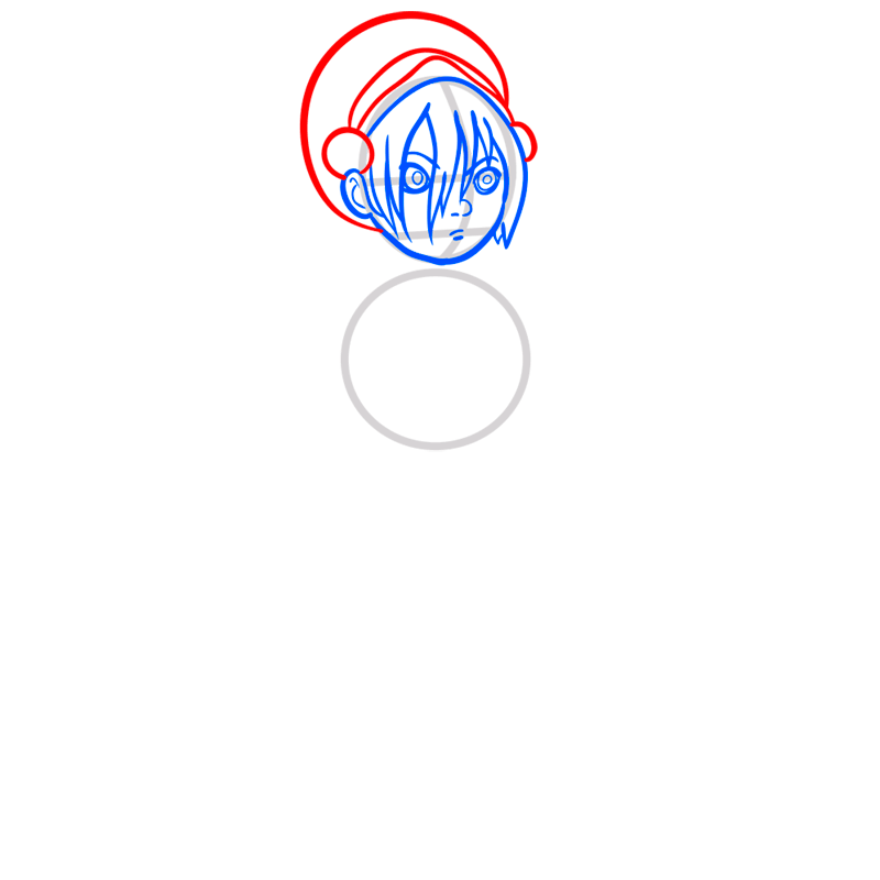 Learn easy to draw toph step 05