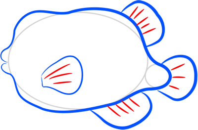 Learn easy to draw how easy to draw a funny fish 6