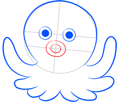 Learn easy to draw how easy to draw an octopus 8