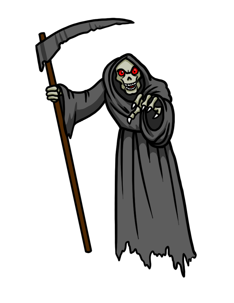 Learn easy to draw how to draw a reaper drawing step 10