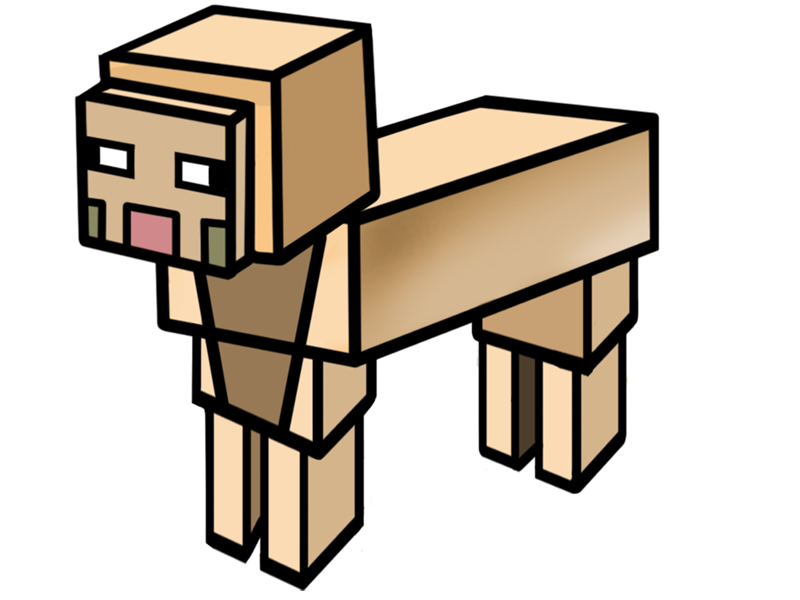 Learn easy to draw minecraft sheep drawing easy step by step 7