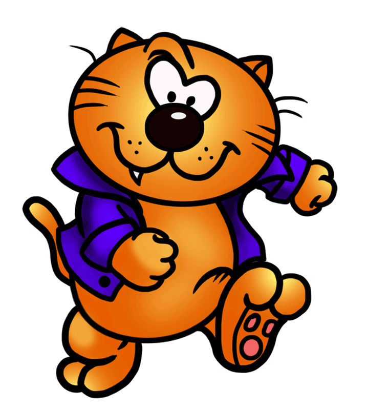 How to draw Heathcliff the cat of cartoon