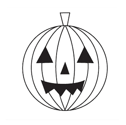 Very easy pumpkin drawing for Halloween 2023