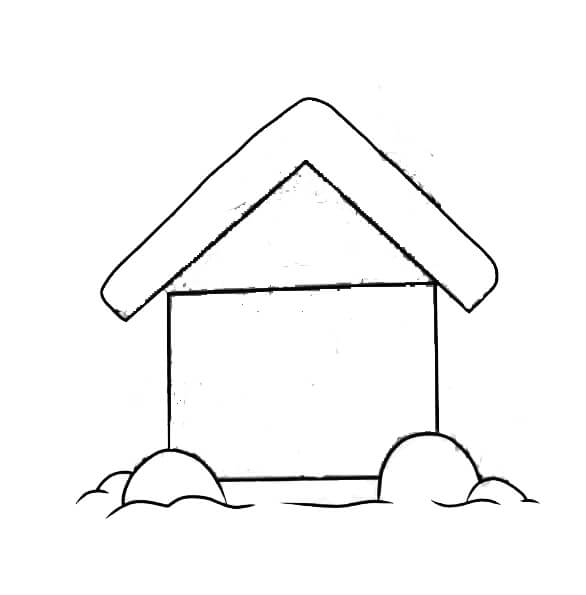 House Drawing for Kids | Free Printable Easy House Drawing for Kids-saigonsouth.com.vn