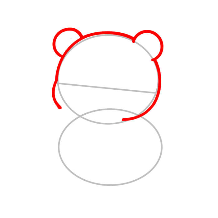 Learn easy to draw easy kawaii bear drawing 2