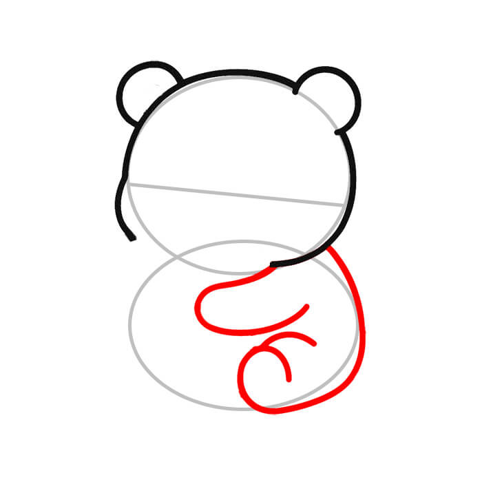 Learn easy to draw easy kawaii bear drawing 3