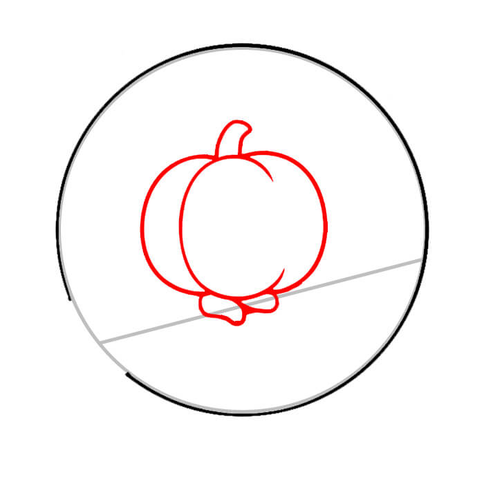 Learn easy to draw amazing pumpkin drawing for halloween 3