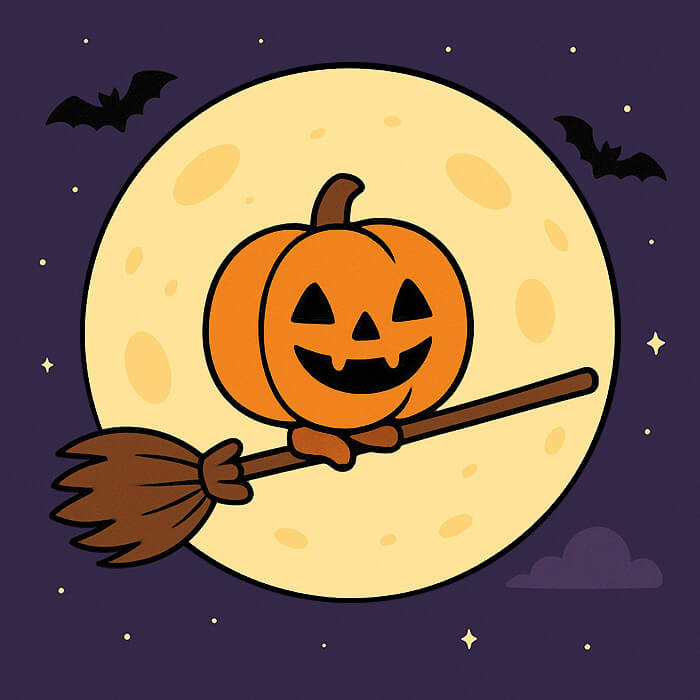 Learn easy to draw amazing pumpkin drawing for halloween 8