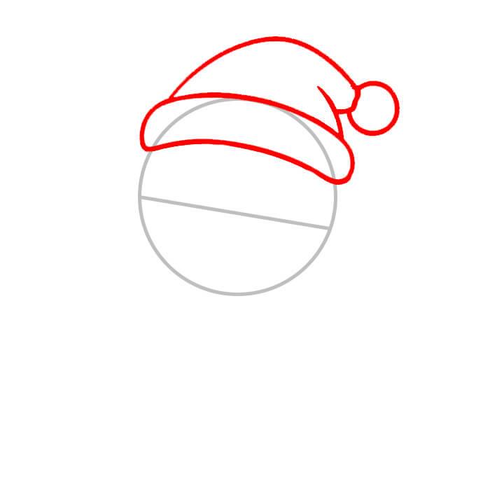 Learn easy to draw cute christmas puppy drawing 2