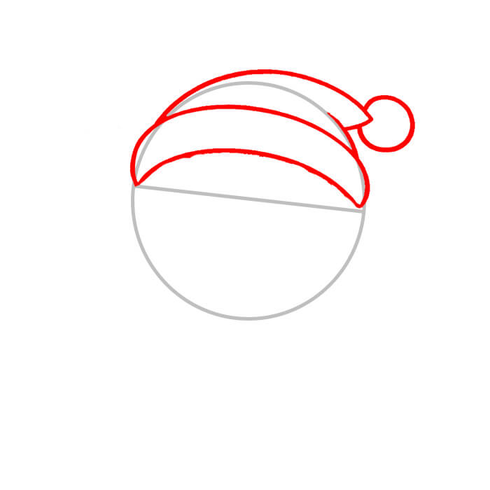 Learn easy to draw easy santa claus drawing for kids 2