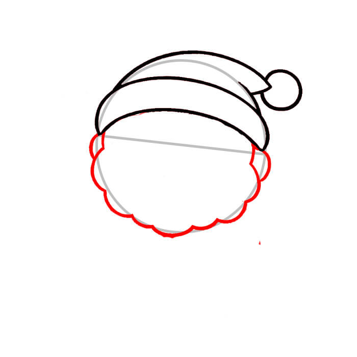 Learn easy to draw easy santa claus drawing for kids 3