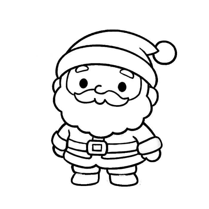 Learn easy to draw easy santa claus drawing for kids 7