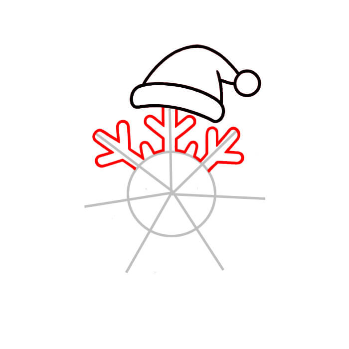 Learn easy to draw cute snowflake drawing easy 3