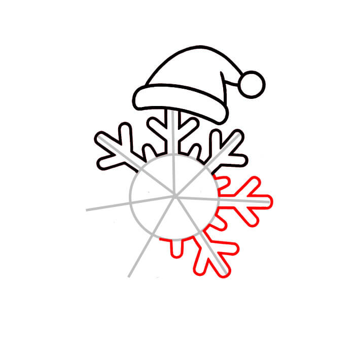 Learn easy to draw cute snowflake drawing easy 4