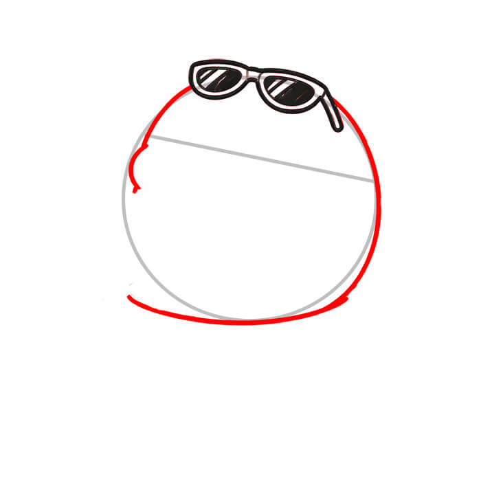 Learn easy to draw cute summer dolphin for beginners 3