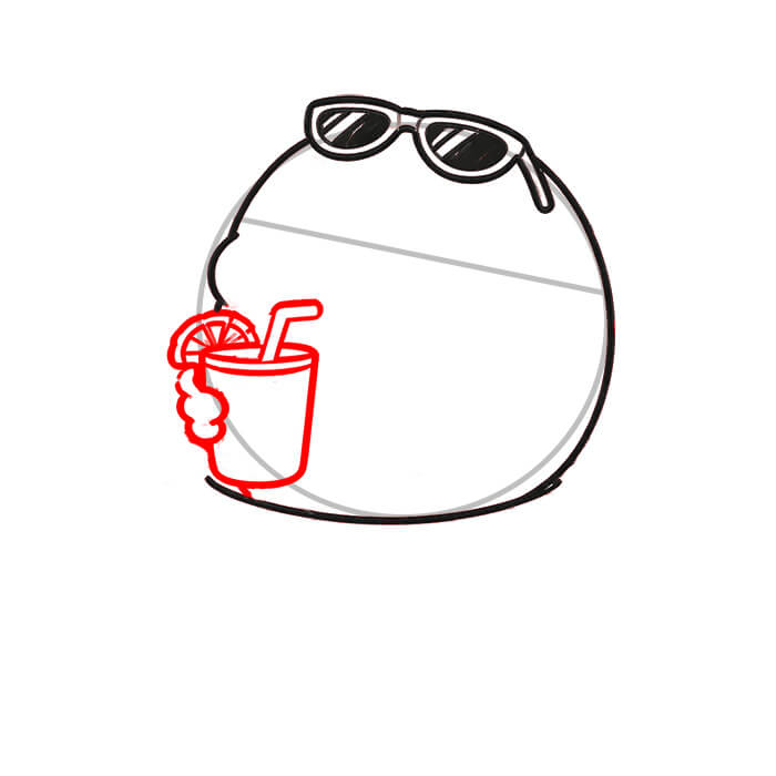 Learn easy to draw cute summer dolphin for beginners 4